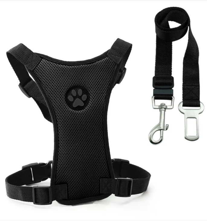 DOG car seat belt and Harness